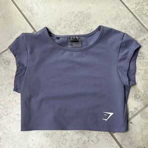 Gymshark Blue Cropped Tee